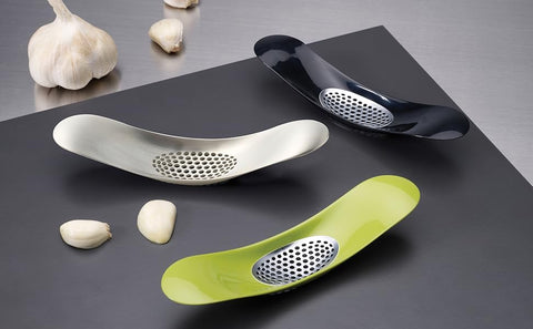Joseph Garlic Rocker Crusher Mincer Press Dishwasher Safe, Stainless Steel